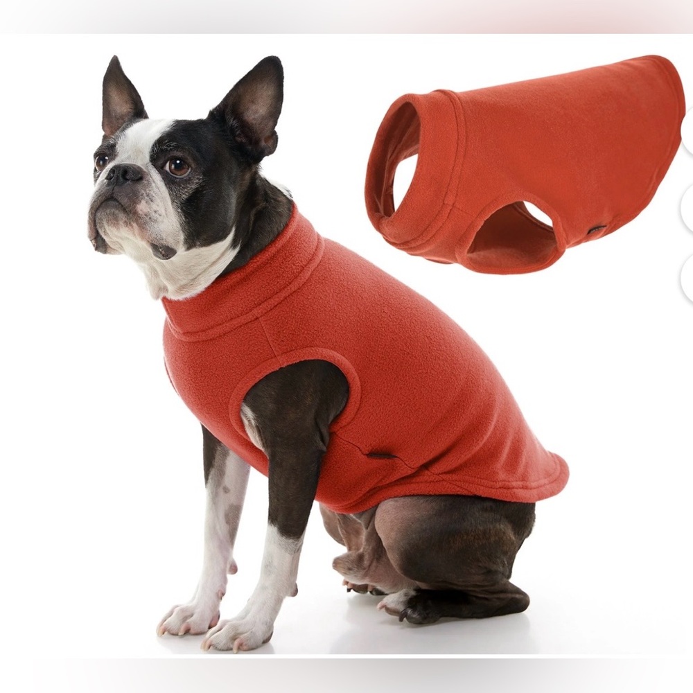 NWT Gooby Stretch Fleece Vest Bog